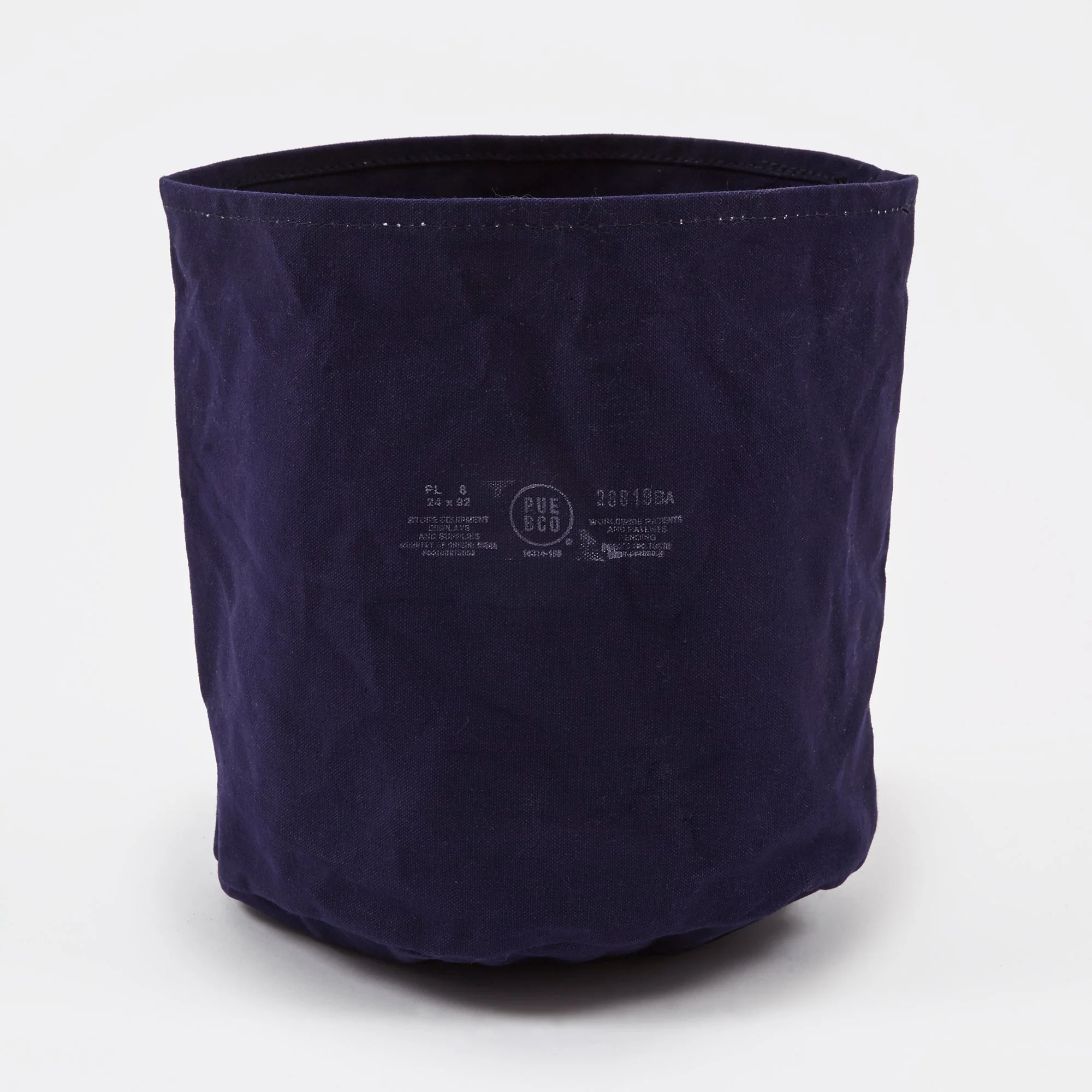 Puebco Canvas Pot Cover Set Of Three - Navy Blue - Image 4